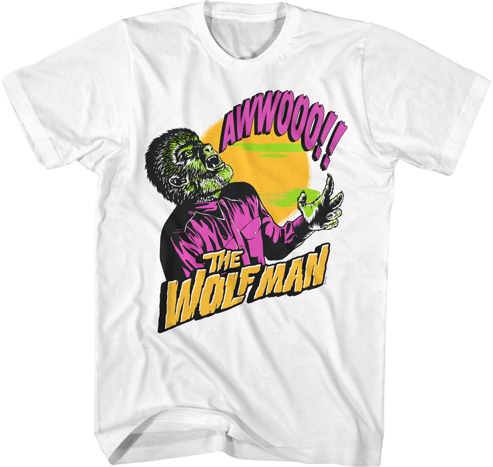 Howling Wolf Man T-Shirt Hoodie, Sweatshirt | CiraTrend.com (Image 1)