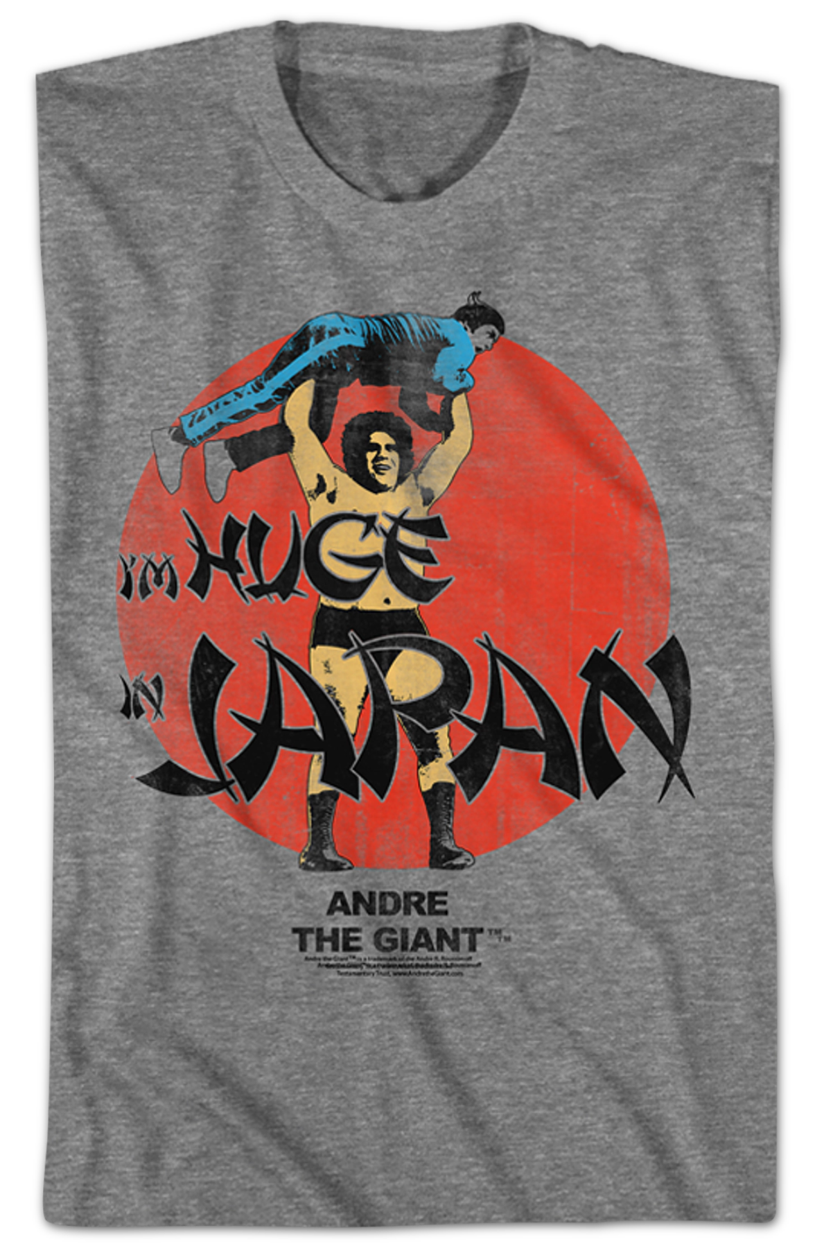 Huge In Japan Andre The Giant T-Shirt Hoodie, Sweatshirt | CiraTrend.com (Image 2)