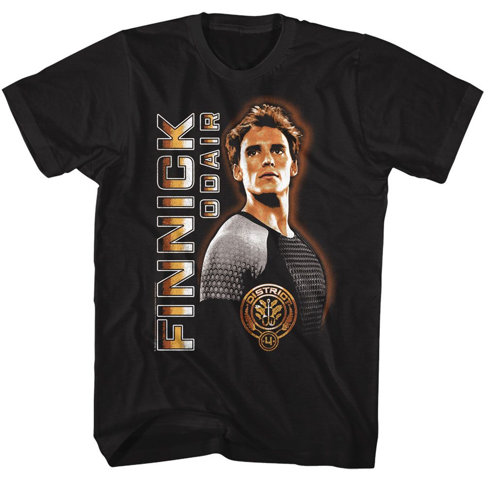 Hunger Games - Finnick Vertical Text Boyfriend Tee Hoodie, Sweatshirt | CiraTrend.com