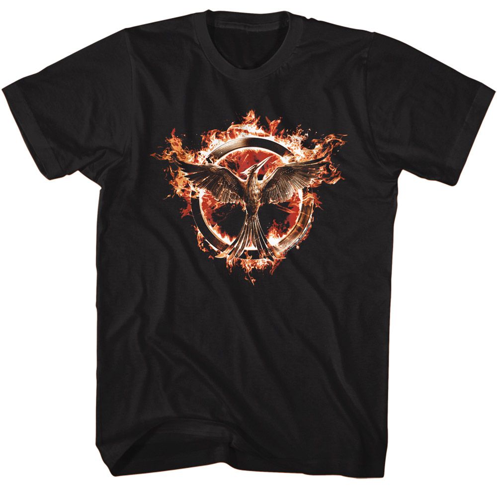 Hunger Games - Flaming Mockingjay T-Shirt Hoodie, Sweatshirt | CiraTrend.com