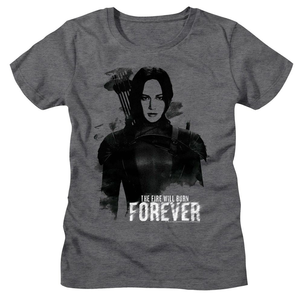 Hunger Games - Katniss Burn Forever Womens T-Shirt Hoodie, Sweatshirt | CiraTrend.com