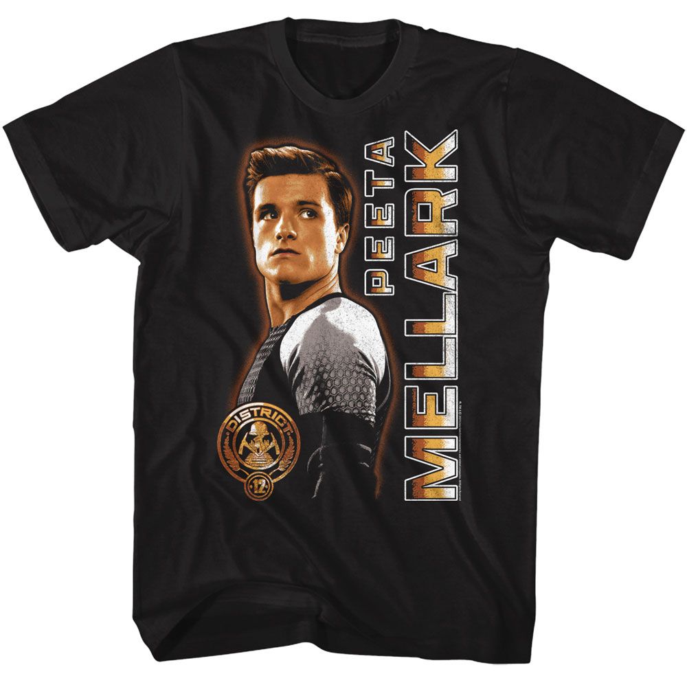 Hunger Games - Peeta Vertical Text Boyfriend Tee Hoodie, Sweatshirt | CiraTrend.com