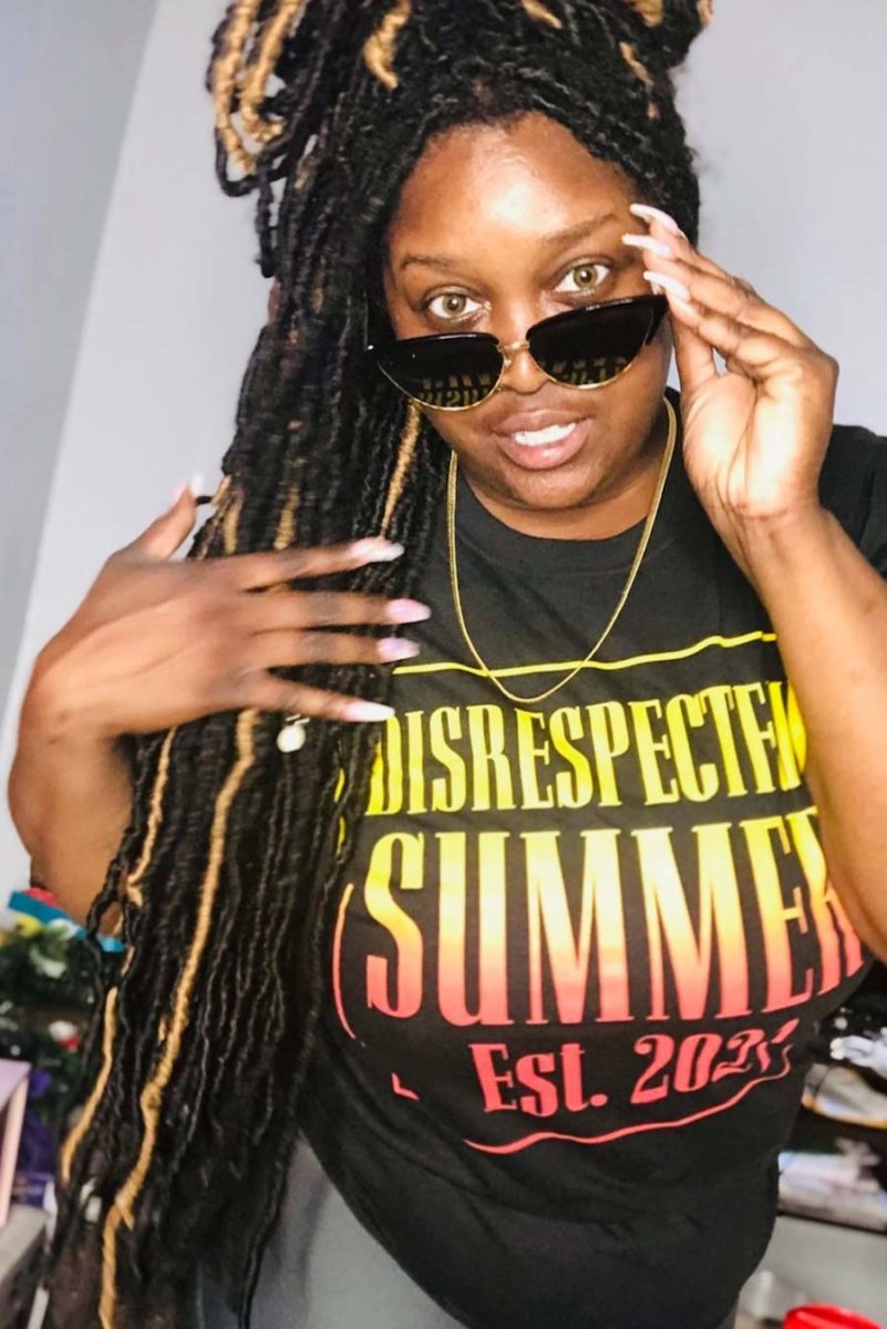 HYPER iCONiCÃ¢â‚¬Å¡Ãƒâ€žÃƒÂ¶Ã¢Ë†Å¡ÃƒÂ«Ã‚Â¬Ã‚Â¢ Disrespectful Summer - Est 2021 (Black) Boyfriend T-Shirt... (Image 3)