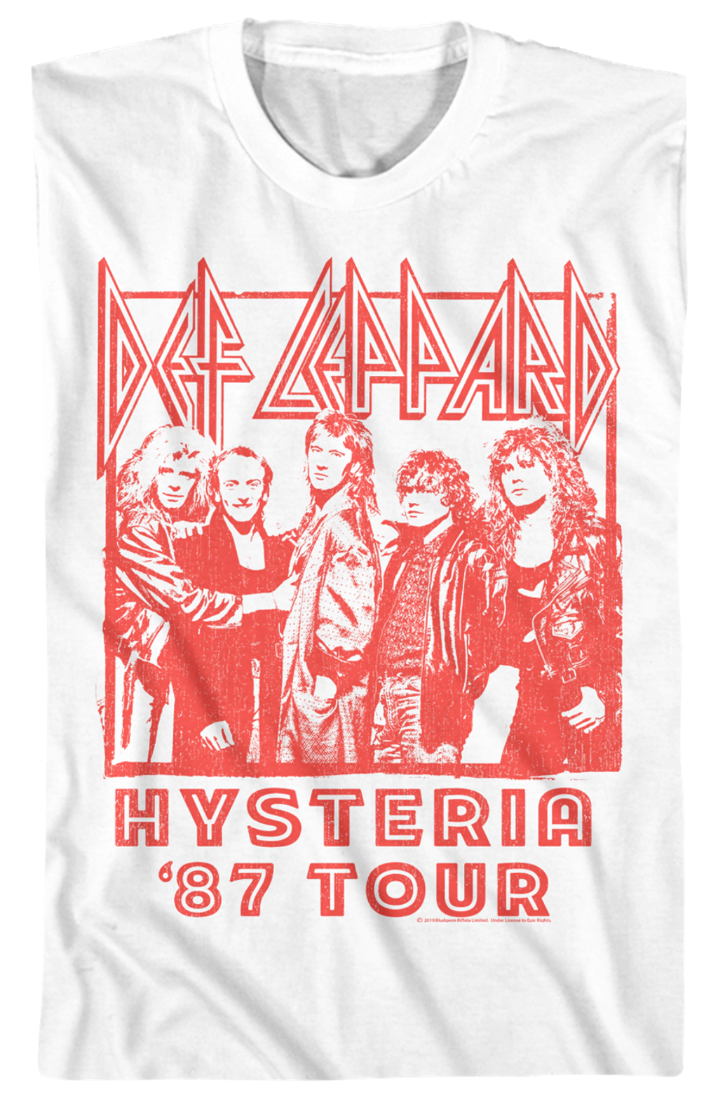 Hysteria '87 Tour Def Leppard T-Shirt Hoodie, Sweatshirt | CiraTrend.com (Image 2)