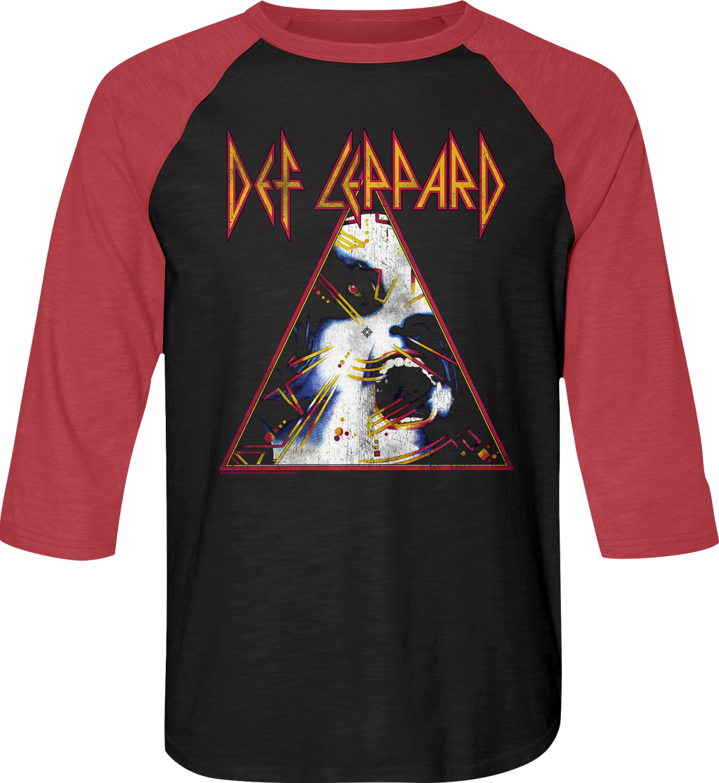 Hysteria Def Leppard Raglan Baseball Shirt Hoodie, Sweatshirt | CiraTrend.com (Image 1)