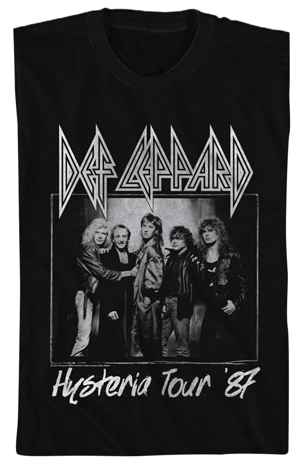 Hysteria Tour Def Leppard T-Shirt Hoodie, Sweatshirt | CiraTrend.com (Image 2)