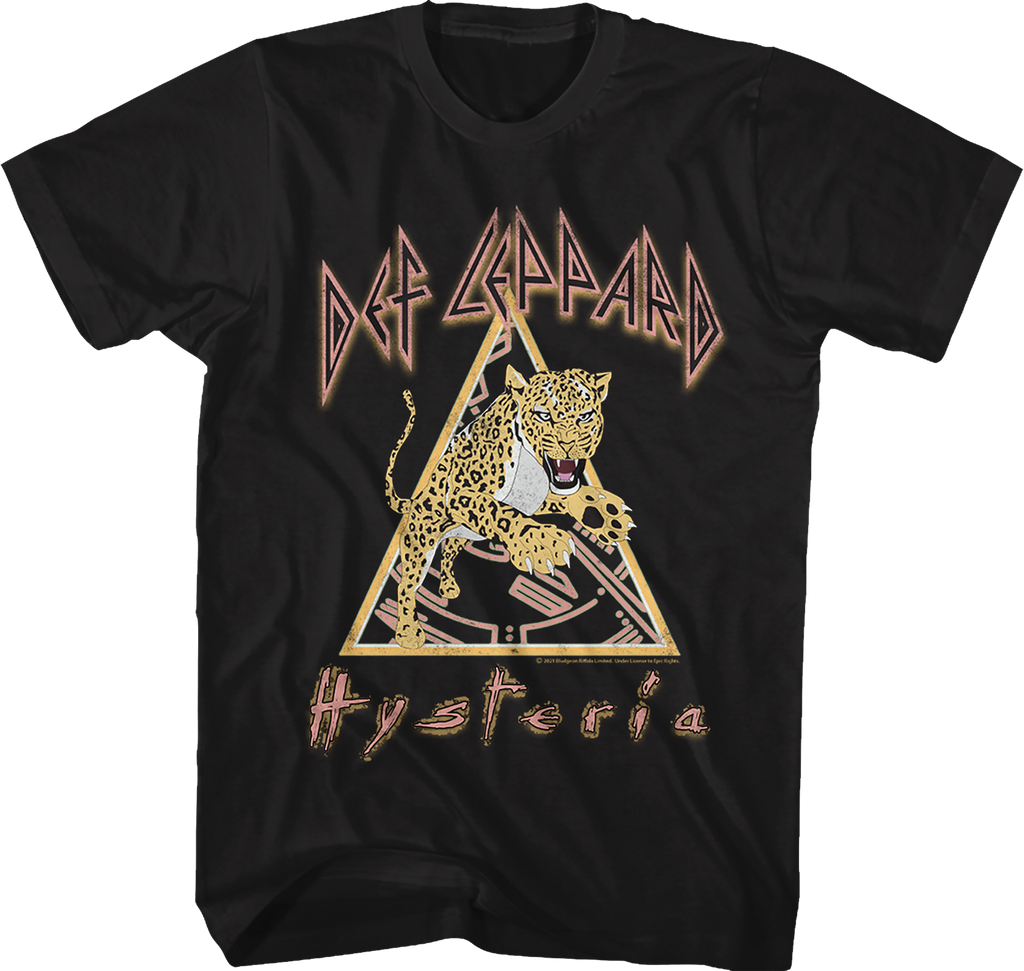 Hysteria Triangle Def Leppard T-Shirt Hoodie, Sweatshirt | CiraTrend.com (Image 1)