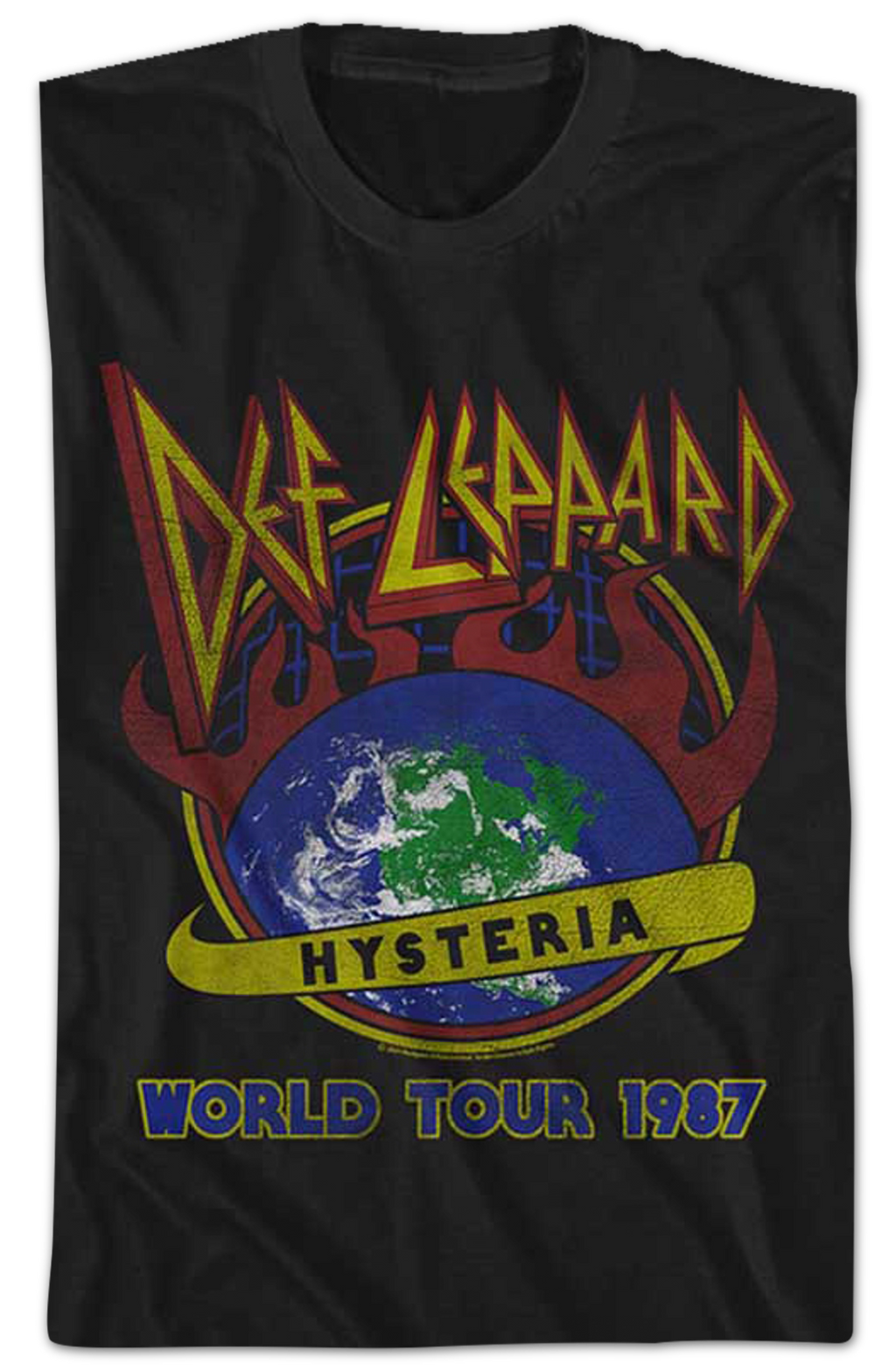 Hysteria World Tour 1987 Def Leppard T-Shirt Hoodie, Sweatshirt | CiraTrend.com (Image 2)