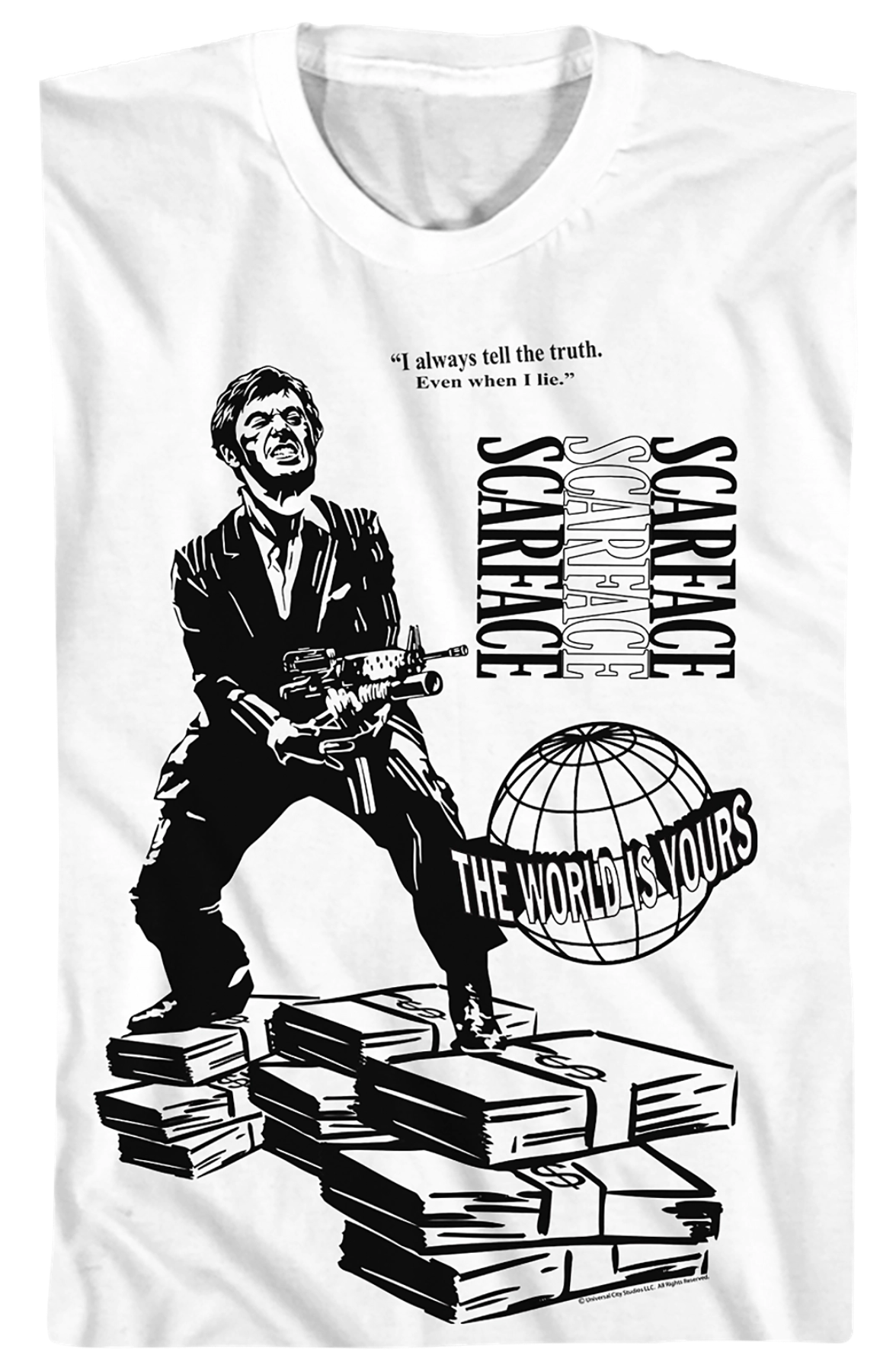 I Always Tell The Truth Even When I Lie Scarface T-Shirt Hoodie, Sweatshirt | CiraTrend.com (Image 2)