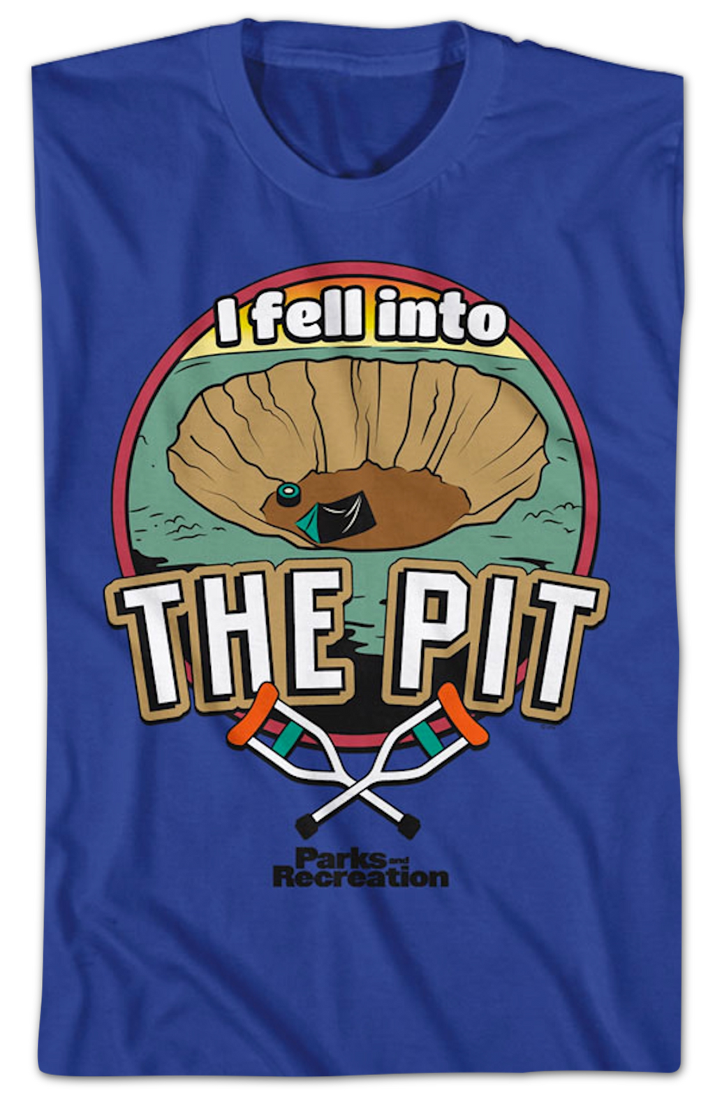I Fell Into The Pit Parks And Recreation T-Shirt Hoodie, Sweatshirt | CiraTrend.com (Image 2)