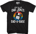 I Keep All My Dad Jokes In A Dad-A-Base T-Shirt Hoodie, Sweatshirt | CiraTrend.com (Image 1)