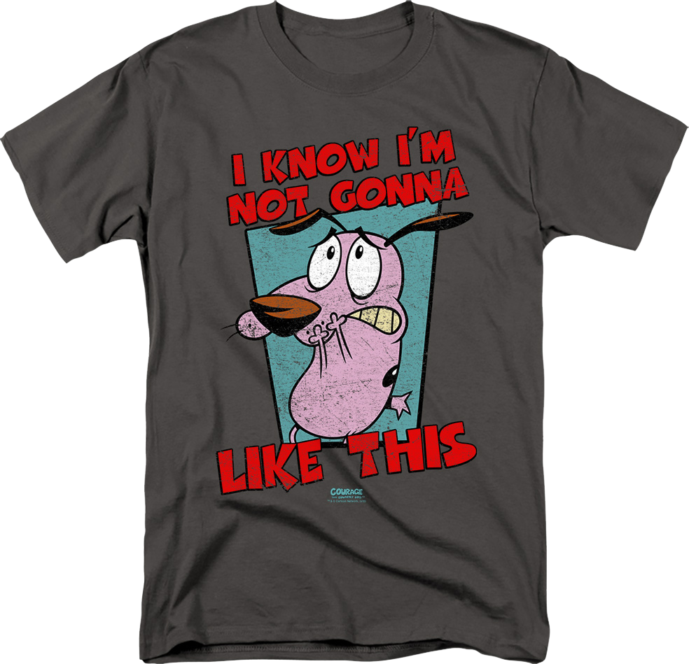 I Know I'm Not Gonna Like This Courage The Cowardly Dog T-Shirt Hoodie, Sweatshirt | CiraTrend.com (Image 1)