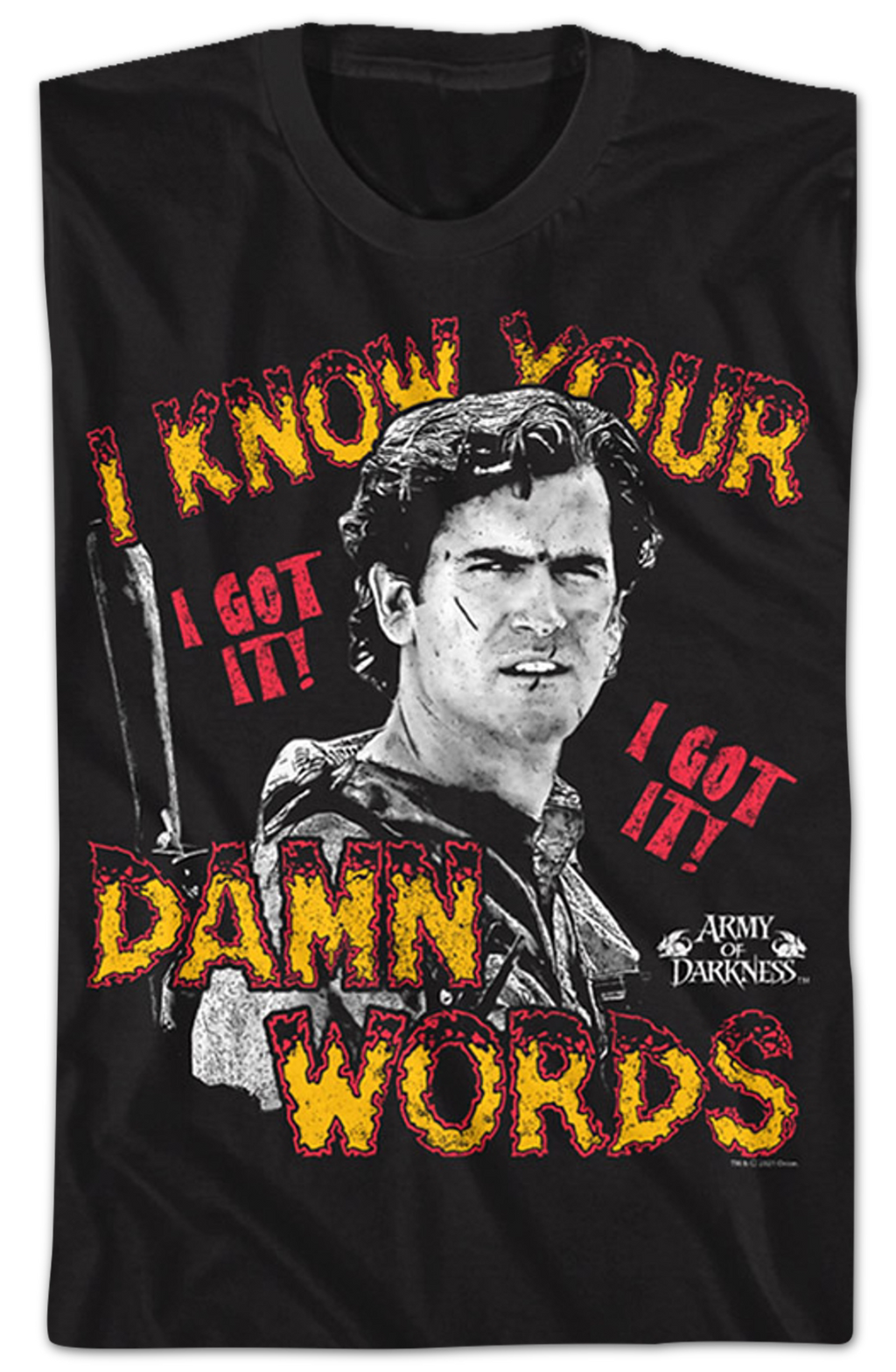 I Know Your Damn Words Army of Darkness T-Shirt Hoodie, Sweatshirt | CiraTrend.com (Image 2)