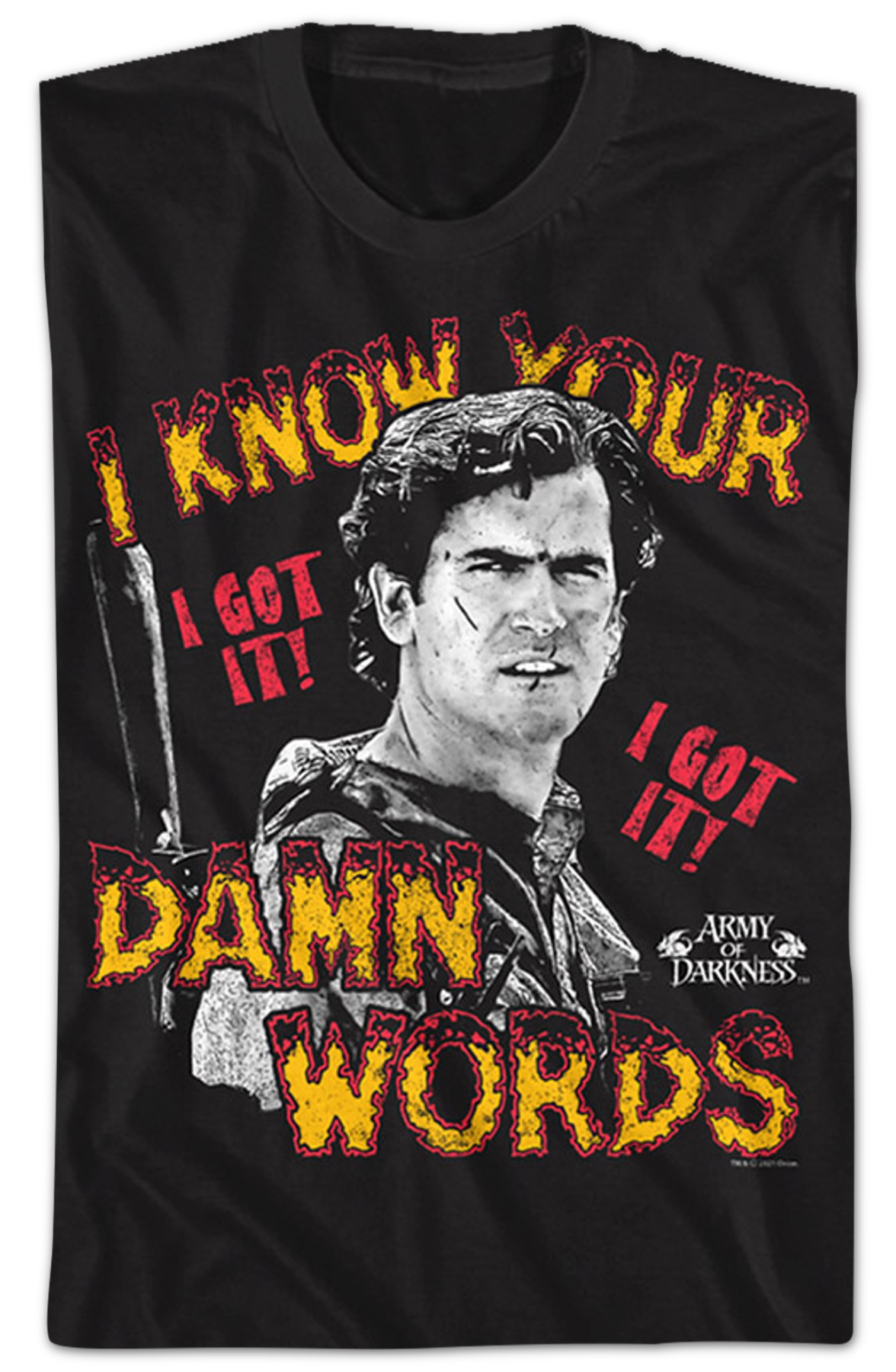 I Know Your Damn Words Army of Darkness T-Shirt Hoodie, Sweatshirt | CiraTrend.com (Image 2)