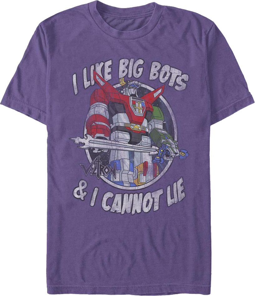 I Like Big Bots & I Cannot Lie Voltron T-Shirt Hoodie, Sweatshirt | CiraTrend.com (Image 1)