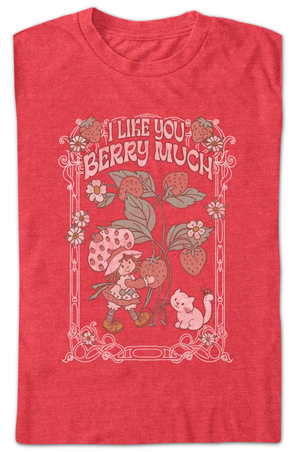 I Like You Berry Much Strawberry Shortcake T-Shirt Hoodie, Sweatshirt | CiraTrend.com (Image 2)