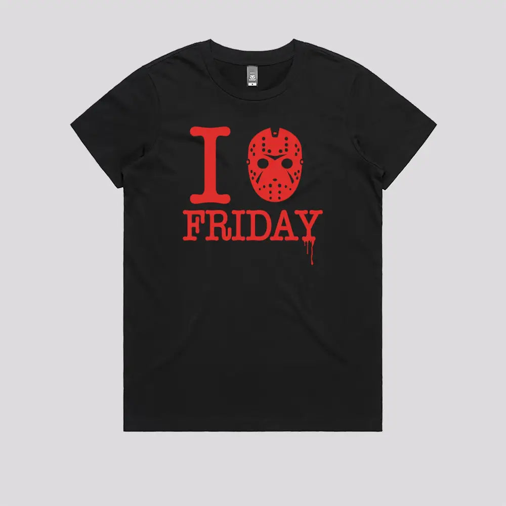 I Love Friday T-Shirt Hoodie, Sweatshirt | CiraTrend.com (Image 3)