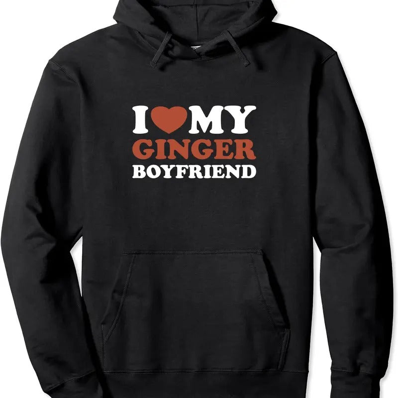 i love my ginger friend Hoodie | Unisex Hooded Sweatshirt T-Shirts | CiraTrend.com