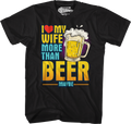 I Love My Wife More Than Beer Maybe T-Shirt Hoodie, Sweatshirt | CiraTrend.com (Image 1)
