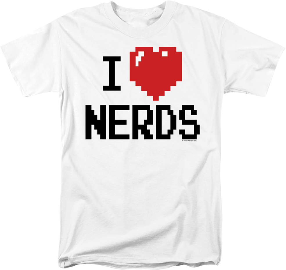 I Love Nerds T-Shirt Hoodie, Sweatshirt | CiraTrend.com (Image 1)