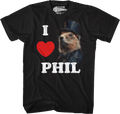 I Love Phil Groundhog Day T-Shirt Hoodie, Sweatshirt | CiraTrend.com (Image 1)
