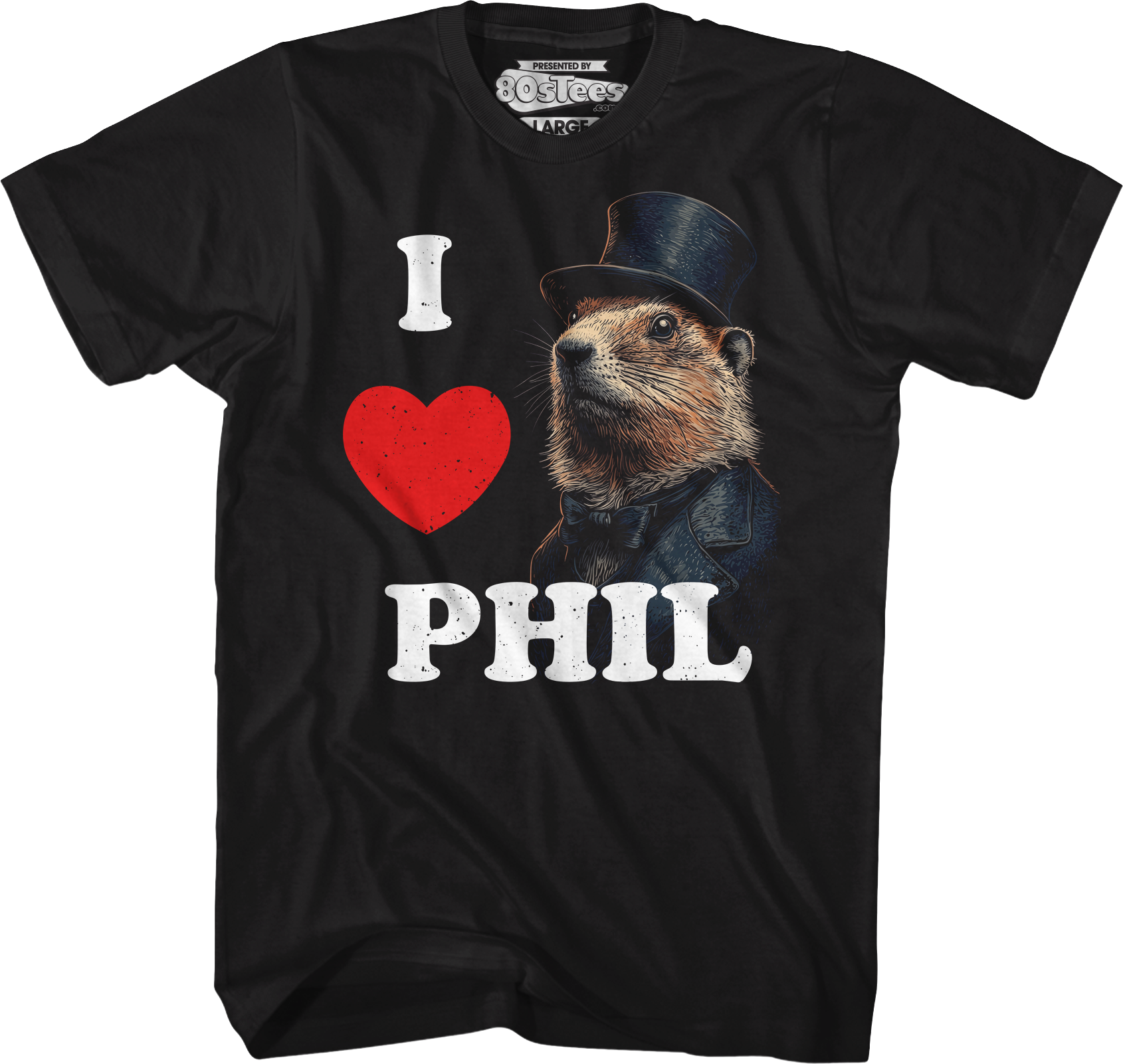 I Love Phil Groundhog Day T-Shirt Hoodie, Sweatshirt | CiraTrend.com (Image 1)