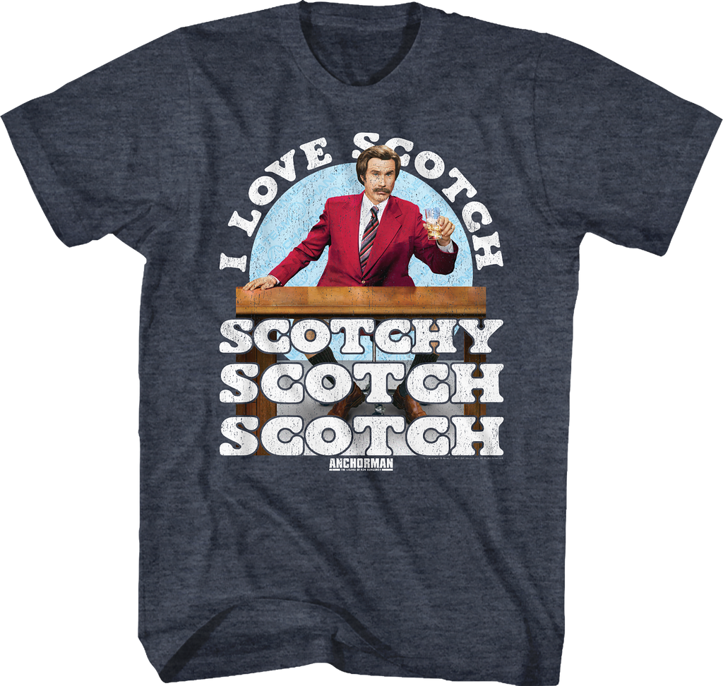 I Love Scotch Anchorman T-Shirt Hoodie, Sweatshirt | CiraTrend.com (Image 1)