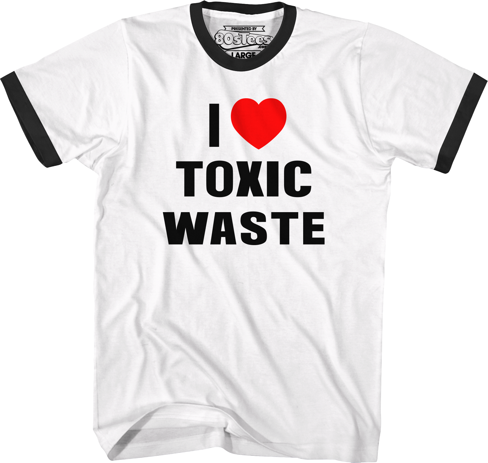 I Love Toxic Waste Real Genius Ringer Shirt Hoodie, Sweatshirt | CiraTrend.com (Image 1)