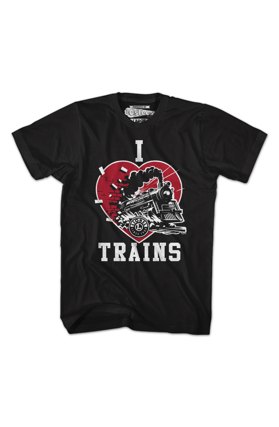 Black I Love Trains Lionel Trains T-Shirt Hoodie, Sweatshirt | CiraTrend.com (Image 2)