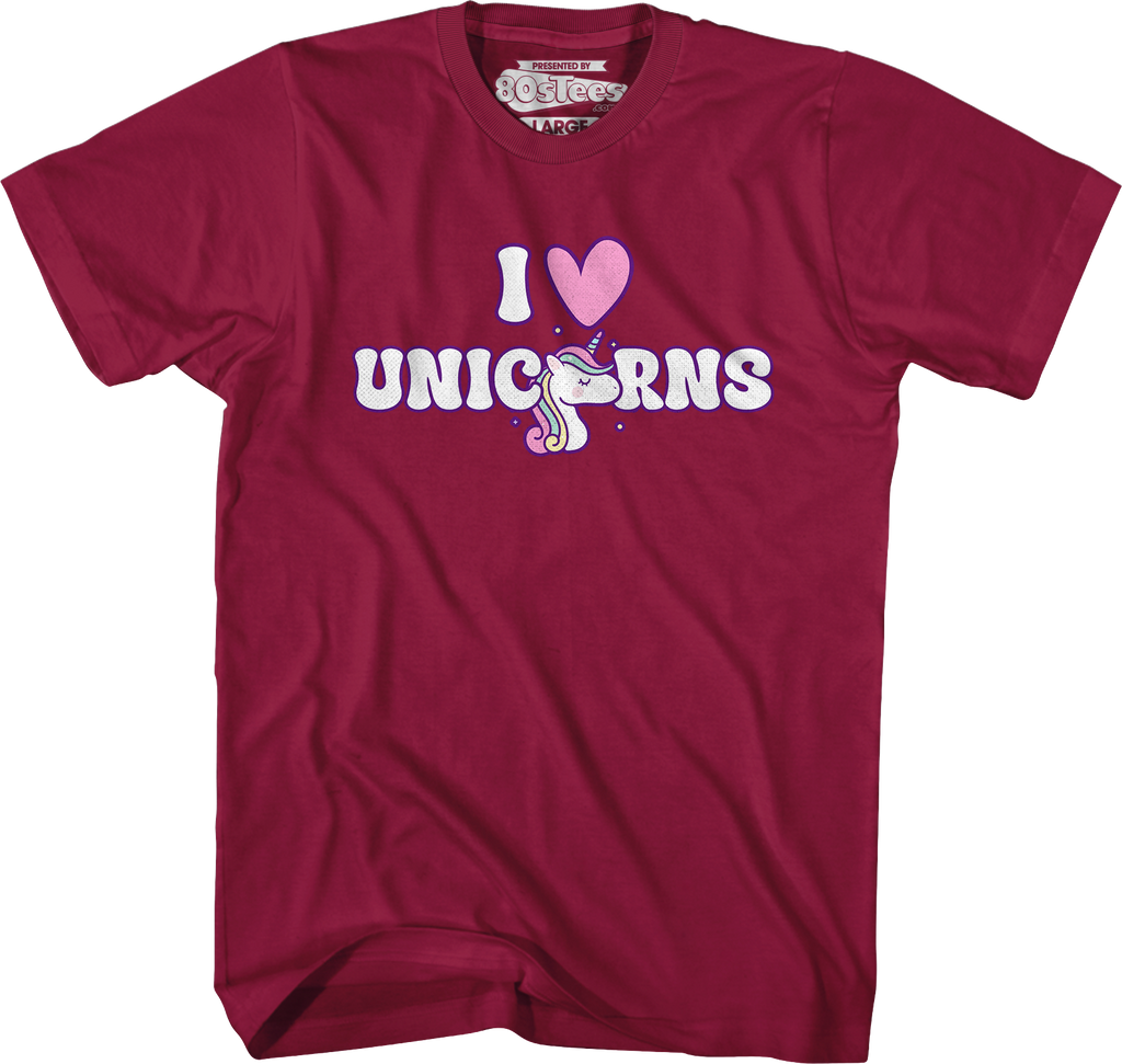 I Love Unicorns T-Shirt Style001 Hoodie, Sweatshirt | CiraTrend.com (Image 3)