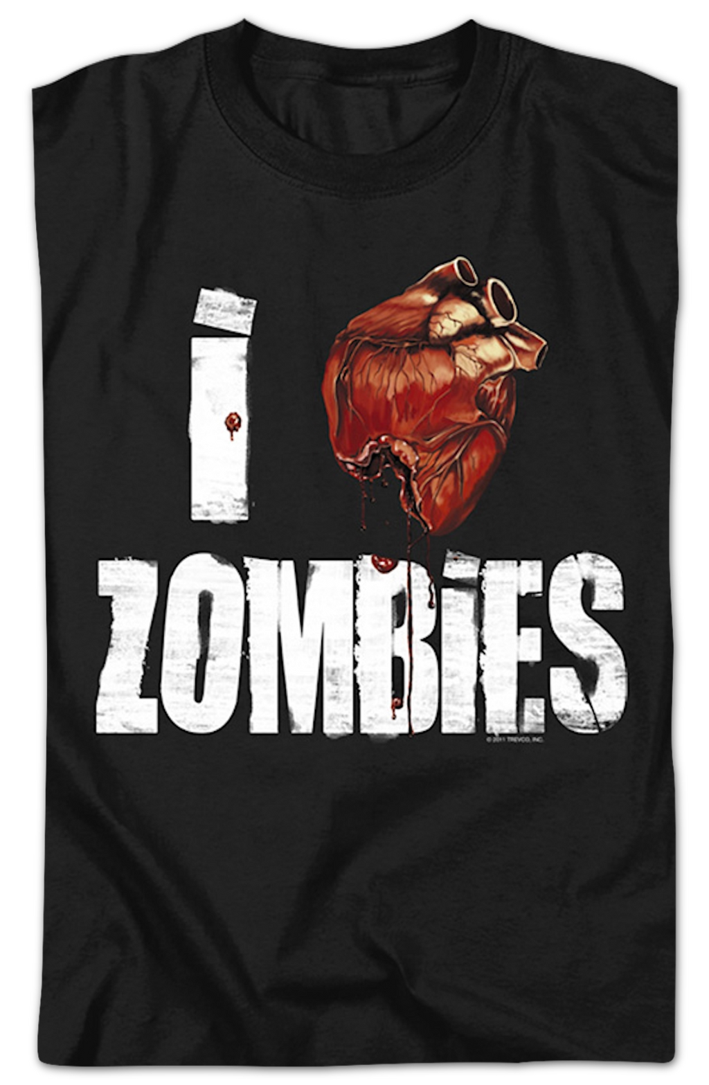 I Love Zombies T-Shirt Hoodie, Sweatshirt | CiraTrend.com (Image 2)