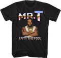 I Pity The Fool Metallic Colors Mr. T Shirt Hoodie, Sweatshirt | CiraTrend.com (Image 1)