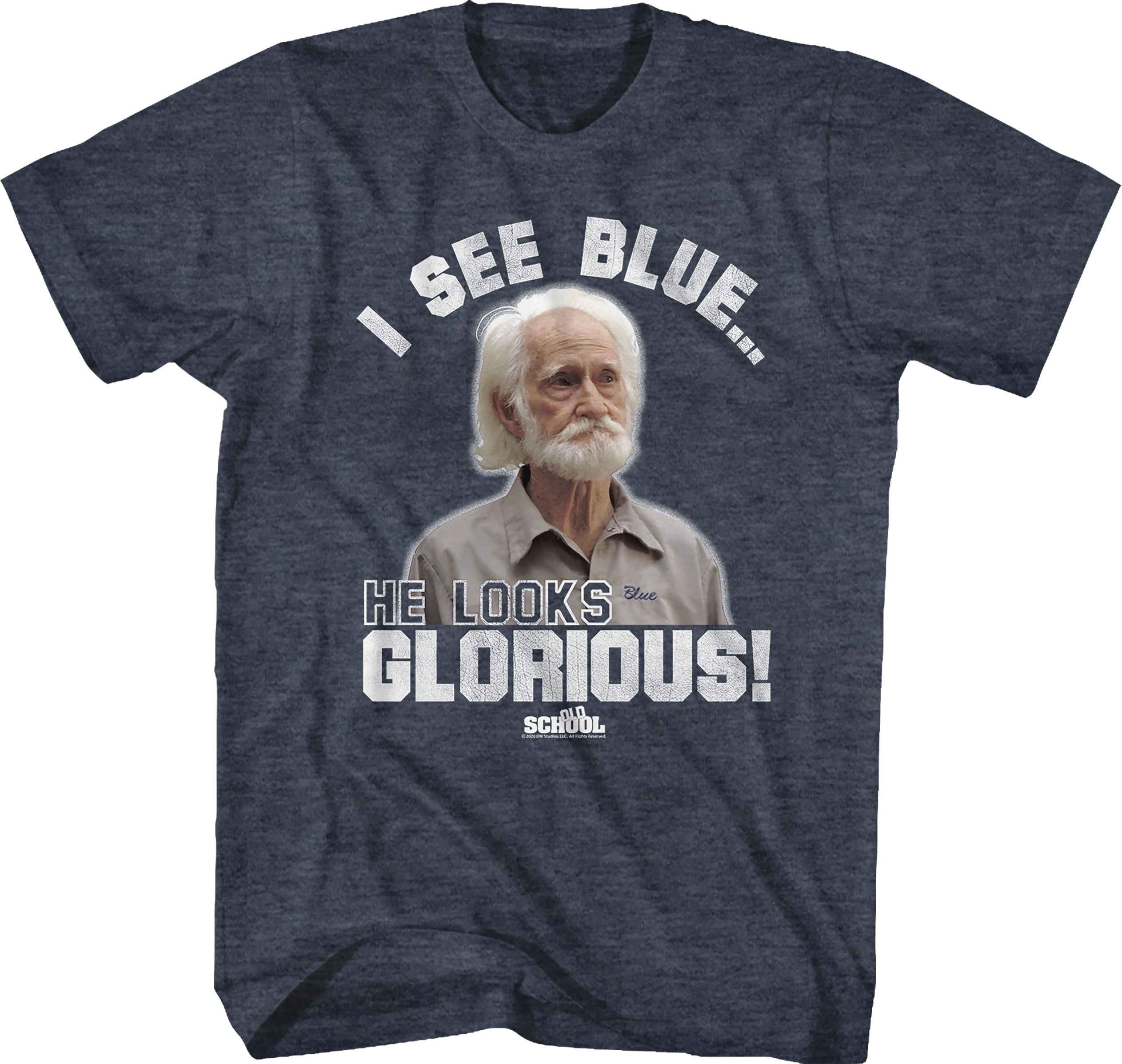 I See Blue He Looks Glorious Old School T-Shirt Hoodie, Sweatshirt | CiraTrend.com (Image 1)