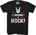 I Wanna Rock T-Shirt Hoodie, Sweatshirt | CiraTrend.com (Image 1)
