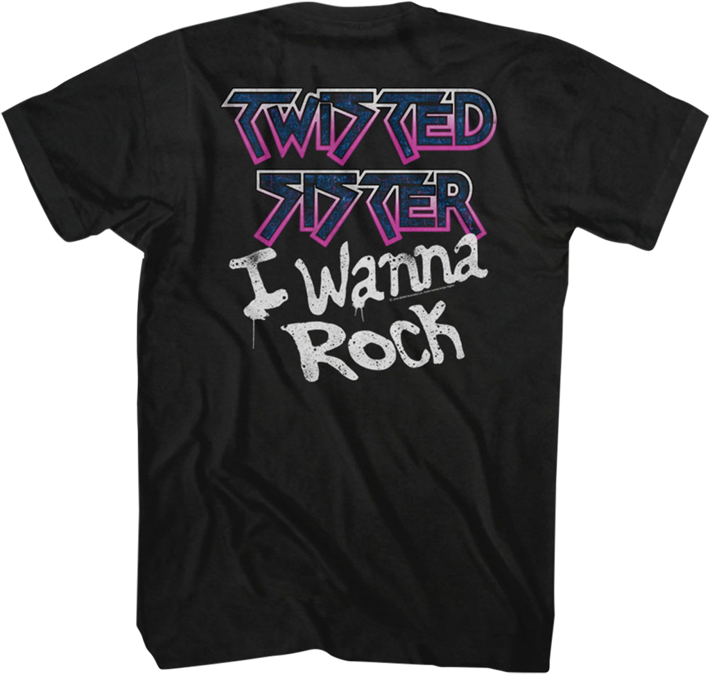 I Wanna Rock Twisted Sister T-Shirt Hoodie, Sweatshirt | CiraTrend.com (Image 3)