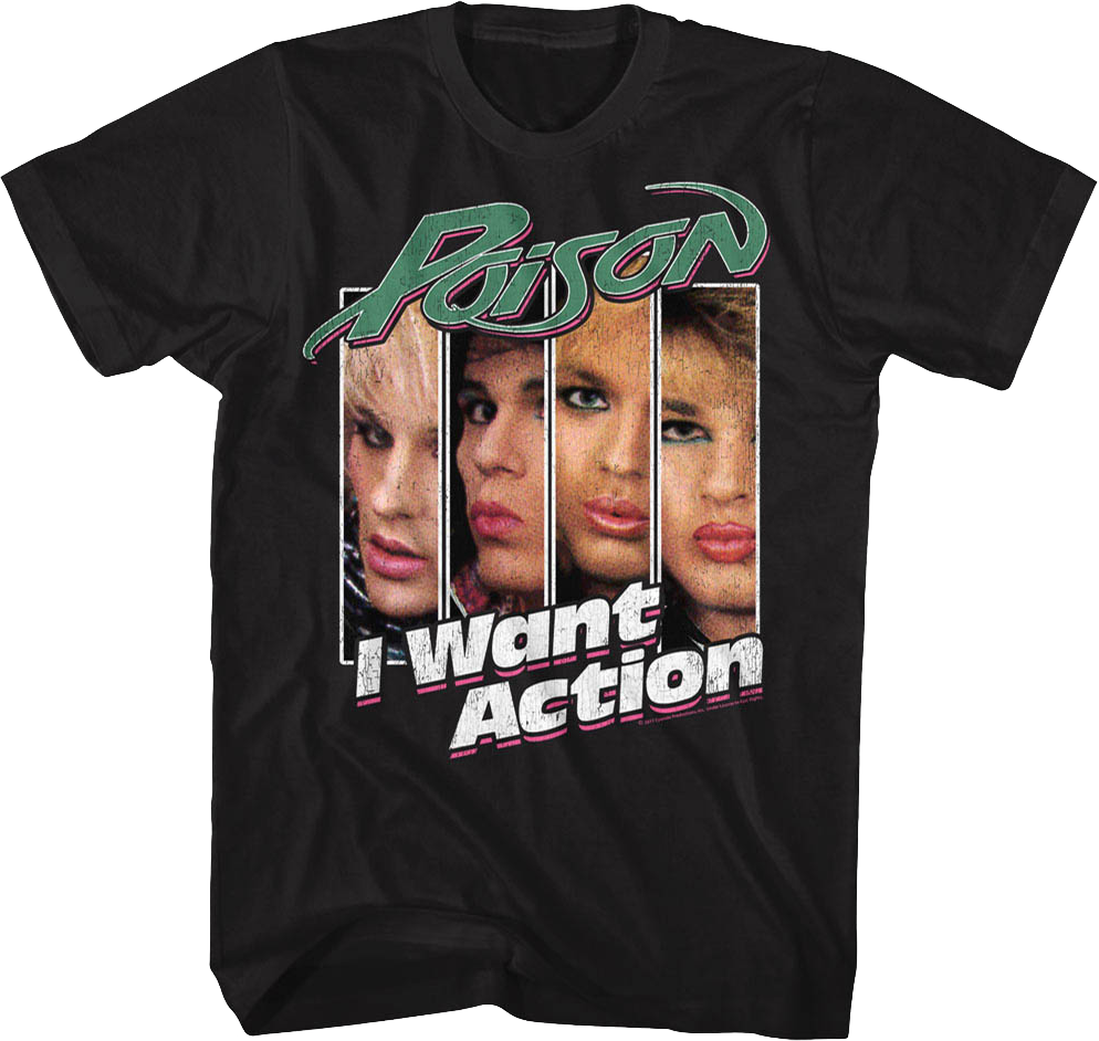 I Want Action Poison T-Shirt Hoodie, Sweatshirt | CiraTrend.com (Image 1)