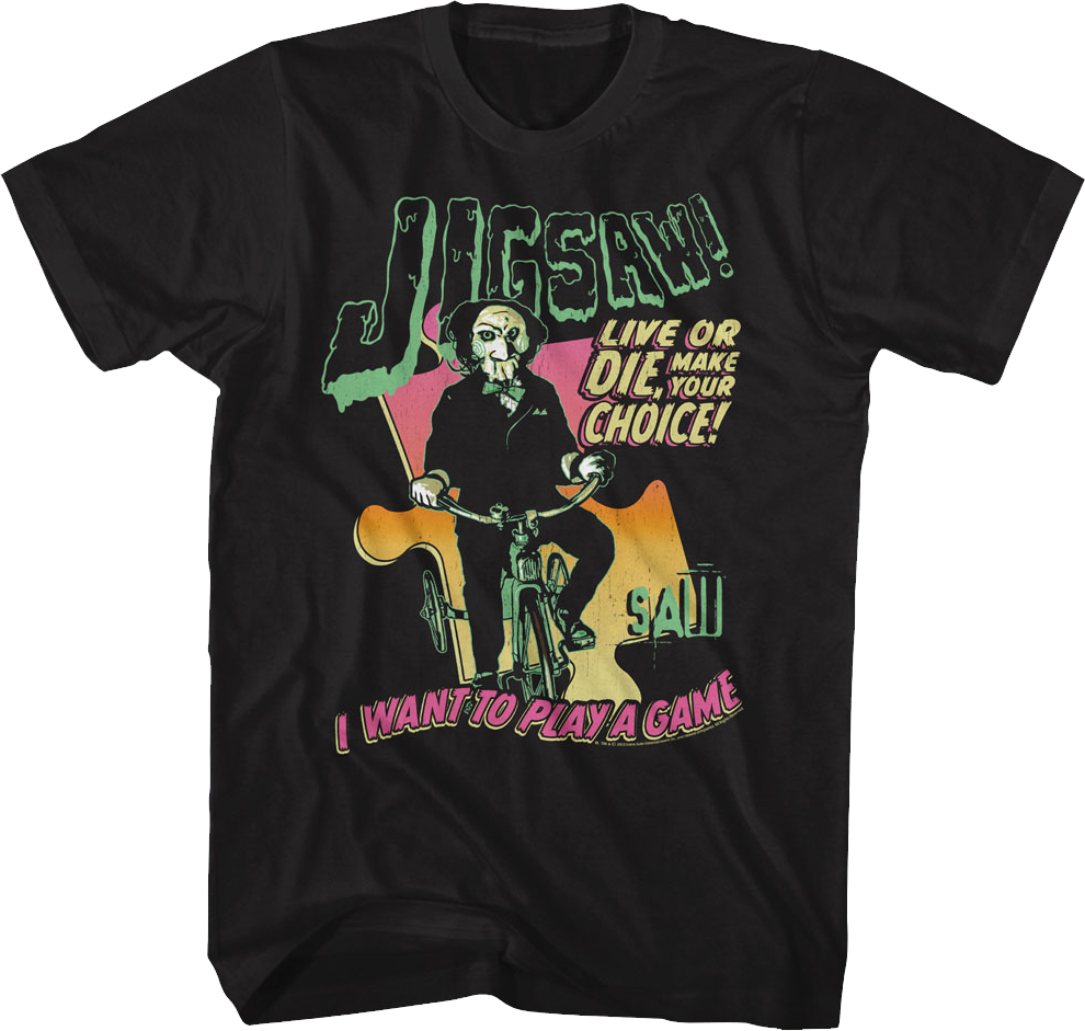 I Want To Play A Game Saw T-Shirt Hoodie, Sweatshirt | CiraTrend.com (Image 1)