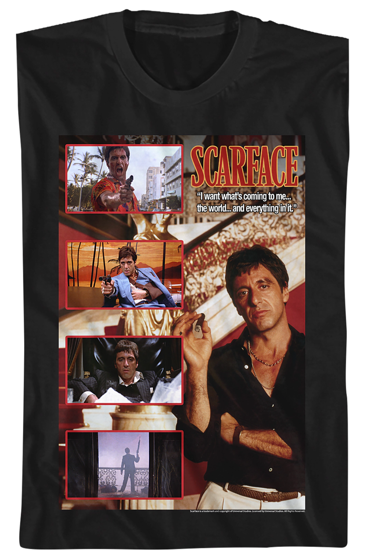 I Want What's Coming To Me Scarface T-Shirt Hoodie, Sweatshirt | CiraTrend.com (Image 2)