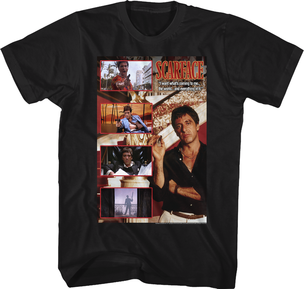 I Want What's Coming To Me Scarface T-Shirt Hoodie, Sweatshirt | CiraTrend.com (Image 1)