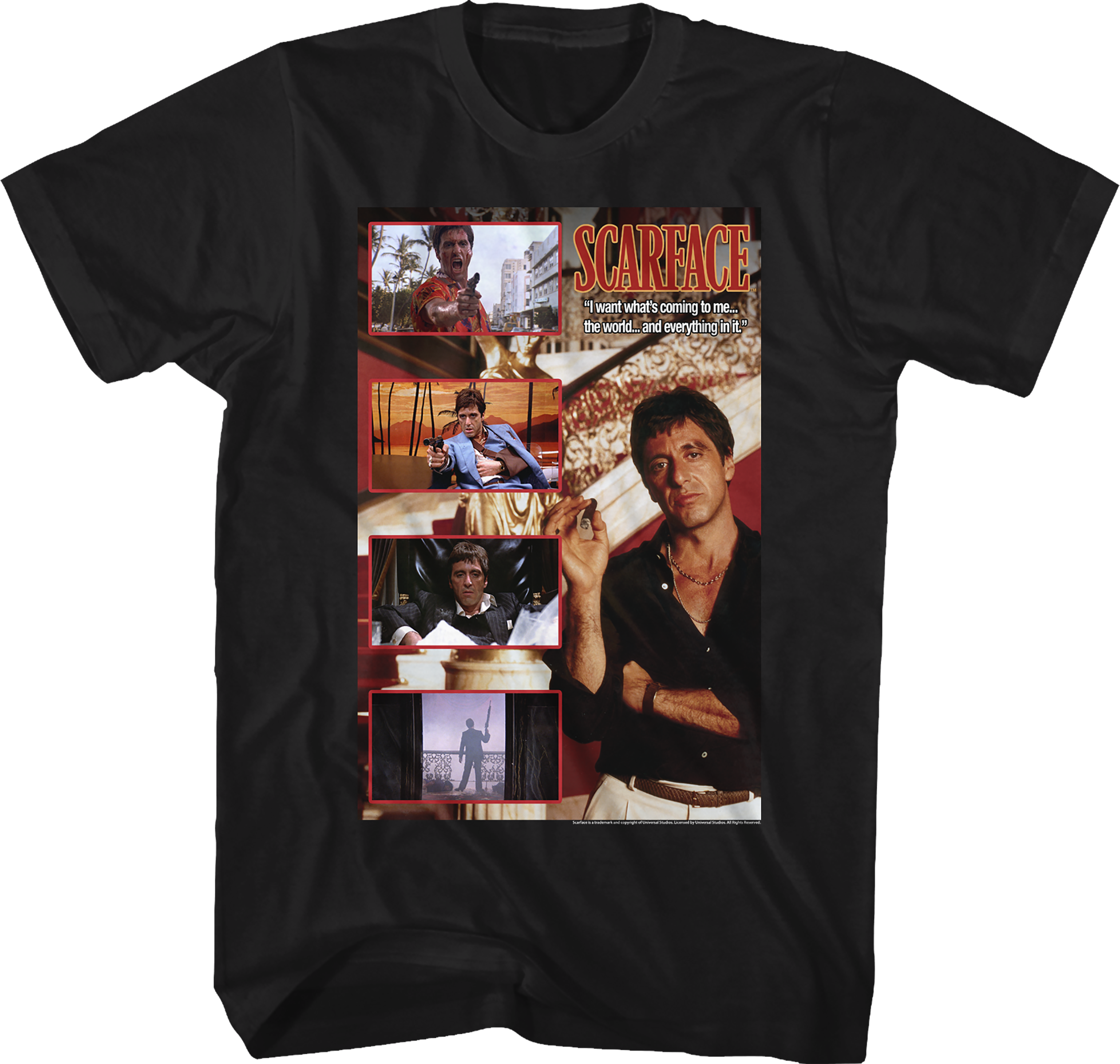 I Want What's Coming To Me Scarface T-Shirt Hoodie, Sweatshirt | CiraTrend.com (Image 1)