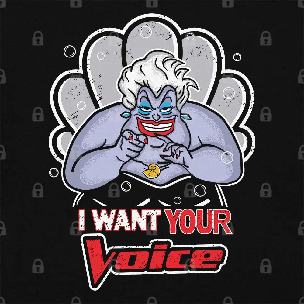 I Want Your Voice T-Shirt Hoodie, Sweatshirt | CiraTrend.com (Image 1)