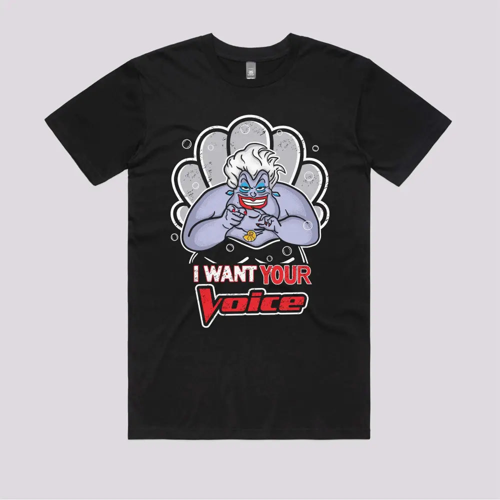 I Want Your Voice T-Shirt Hoodie, Sweatshirt | CiraTrend.com (Image 2)