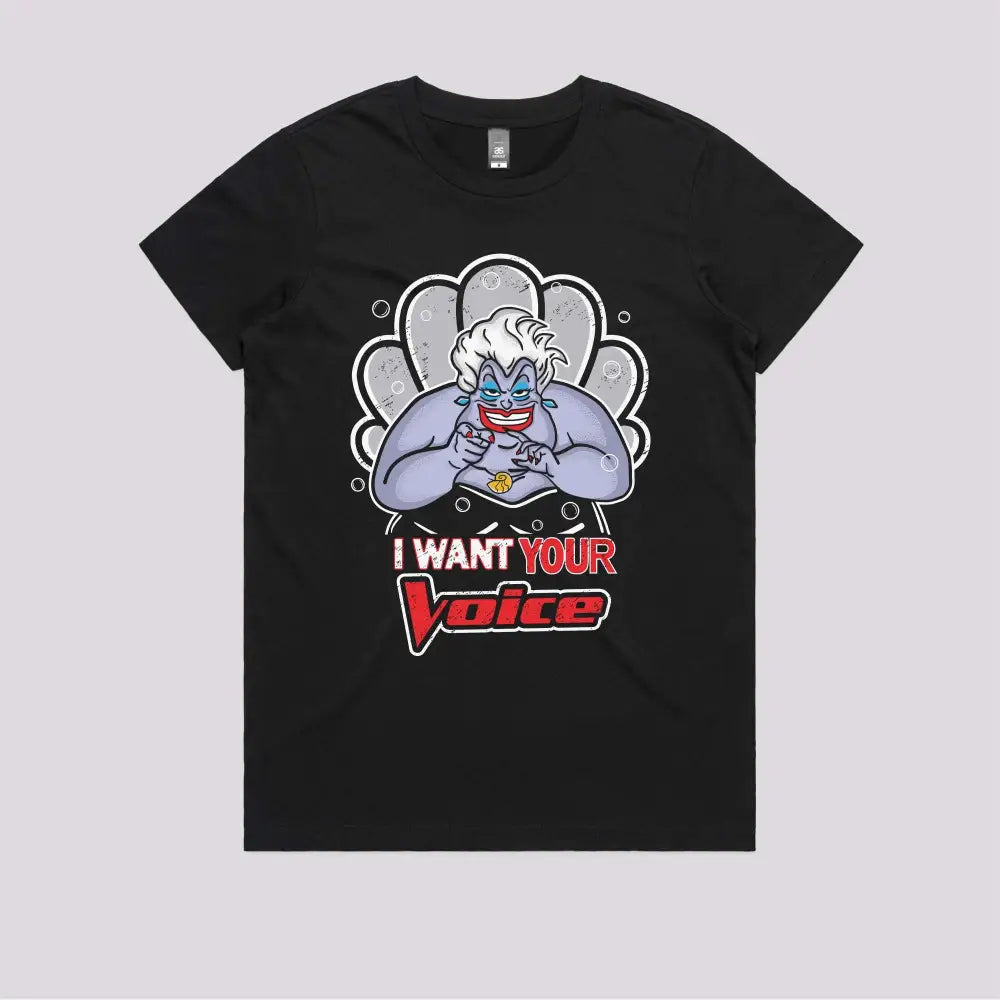 I Want Your Voice T-Shirt Hoodie, Sweatshirt | CiraTrend.com (Image 3)