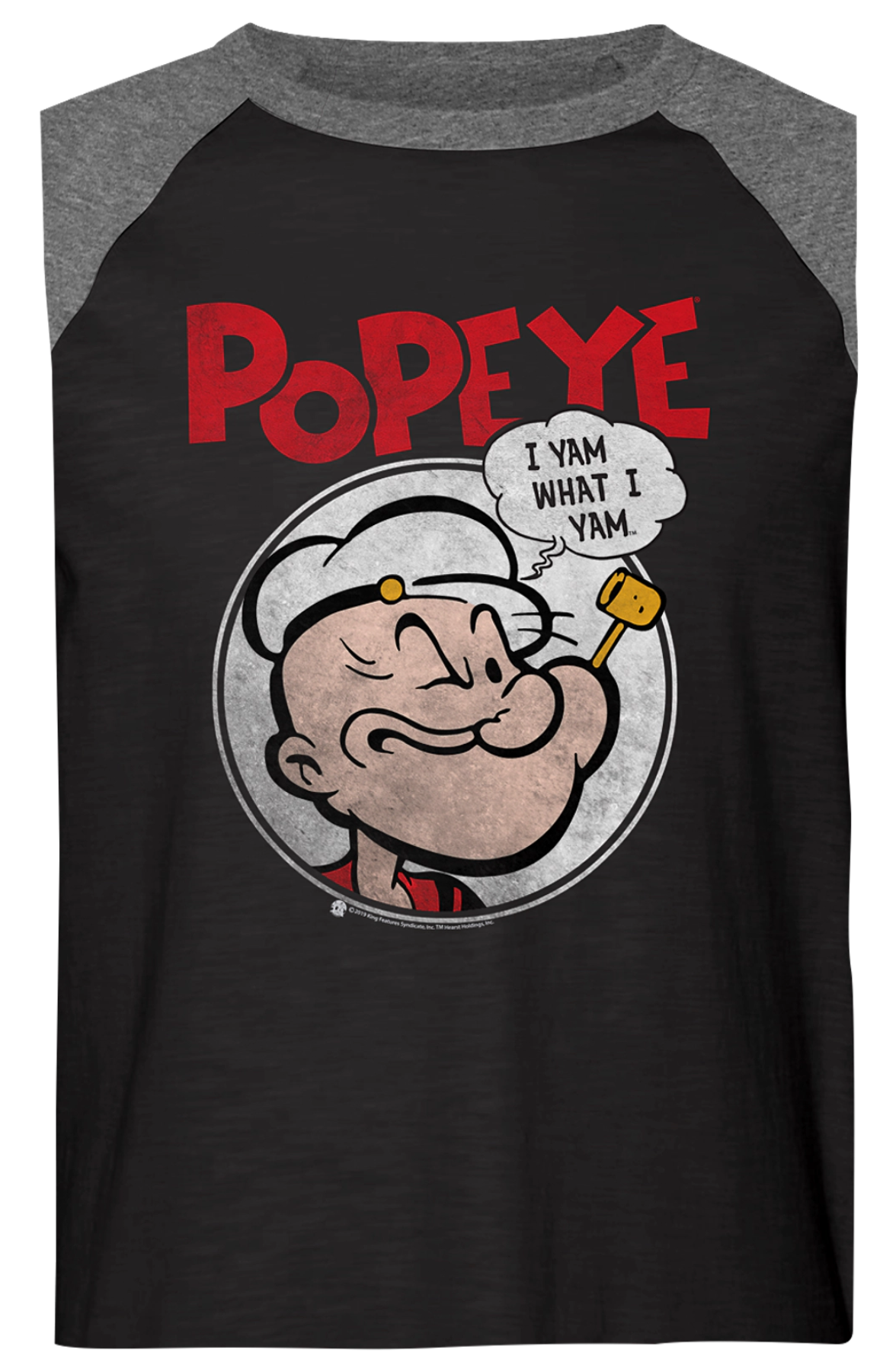 I Yam What I Yam Popeye Raglan Baseball Shirt Hoodie, Sweatshirt | CiraTrend.com (Image 2)