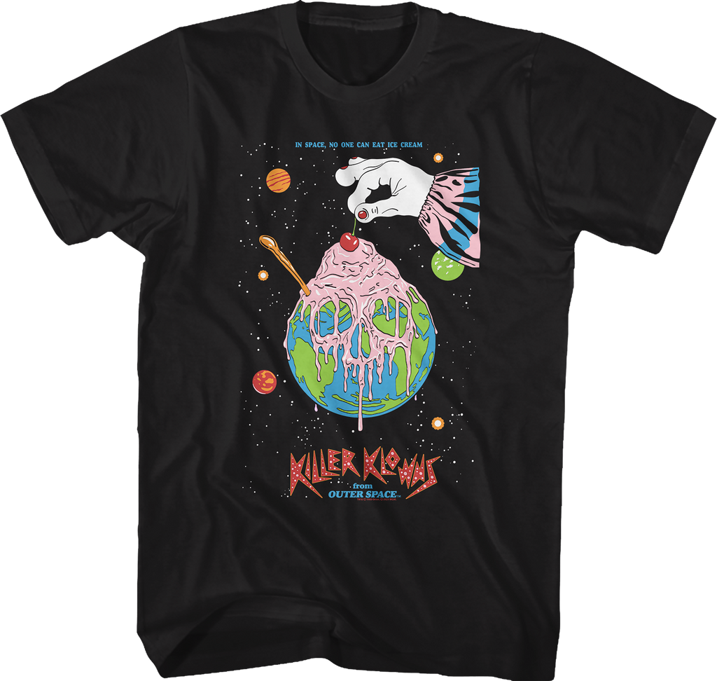 Ice Cream Poster Killer Klowns From Outer Space T-Shirt Hoodie, Sweatshirt | CiraTrend.com (Image 1)