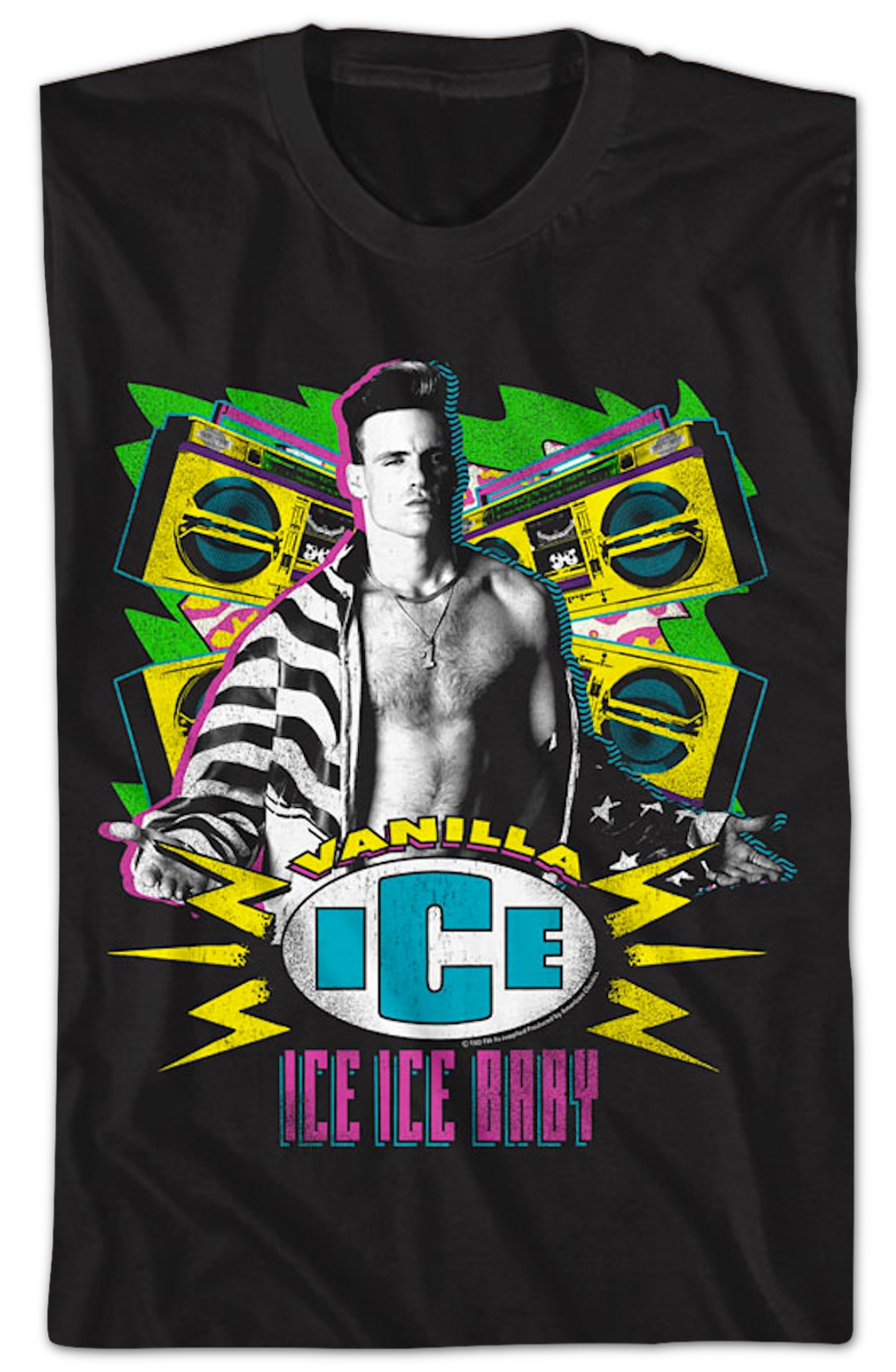 Ice Ice Baby Stereos Vanilla Ice T-Shirt Hoodie, Sweatshirt | CiraTrend.com (Image 2)