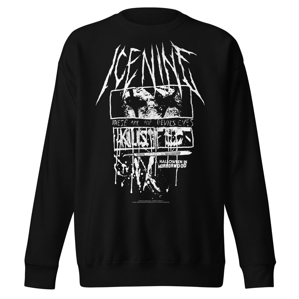 Ice Nine Kills Devil's Eyes Jumbo Print Sweatshirt T-Shirts, Hoodie | CiraTrend.com (Image 1)
