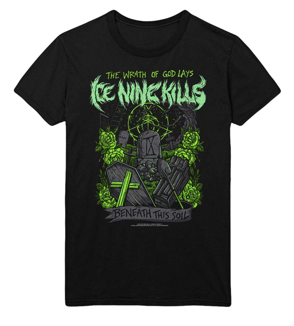 Ice Nine Kills Green Wrath T-Shirt Hoodie, Sweatshirt | CiraTrend.com (Image 1)