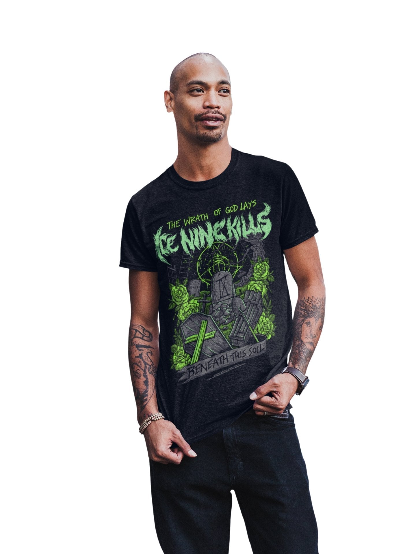 Ice Nine Kills Green Wrath T-Shirt Hoodie, Sweatshirt | CiraTrend.com (Image 3)