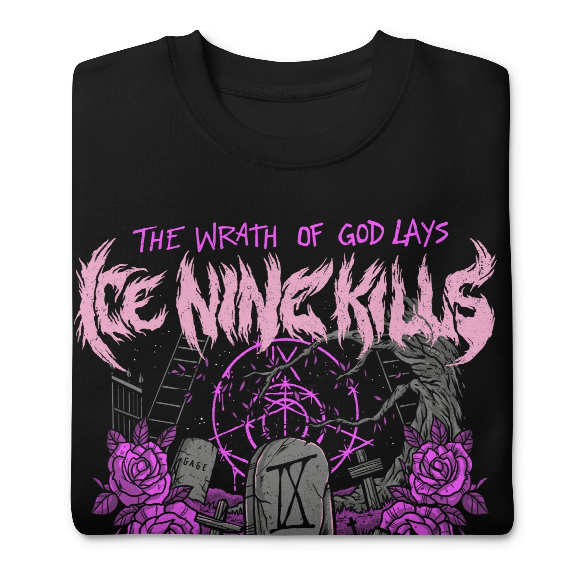 Ice Nine Kills Purple Wrath Jumbo Print Sweatshirt T-Shirts, Hoodie | CiraTrend.com (Image 3)